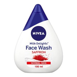 NIVEA Milk Face Wash Delights Precious Saffron(Normal Skin)